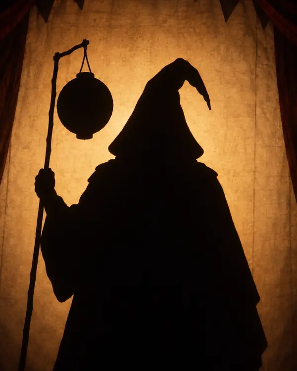 A player not revealed yet: a shadow behind a lit screen